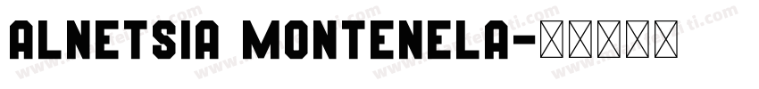 Alnetsia Montenela字体转换